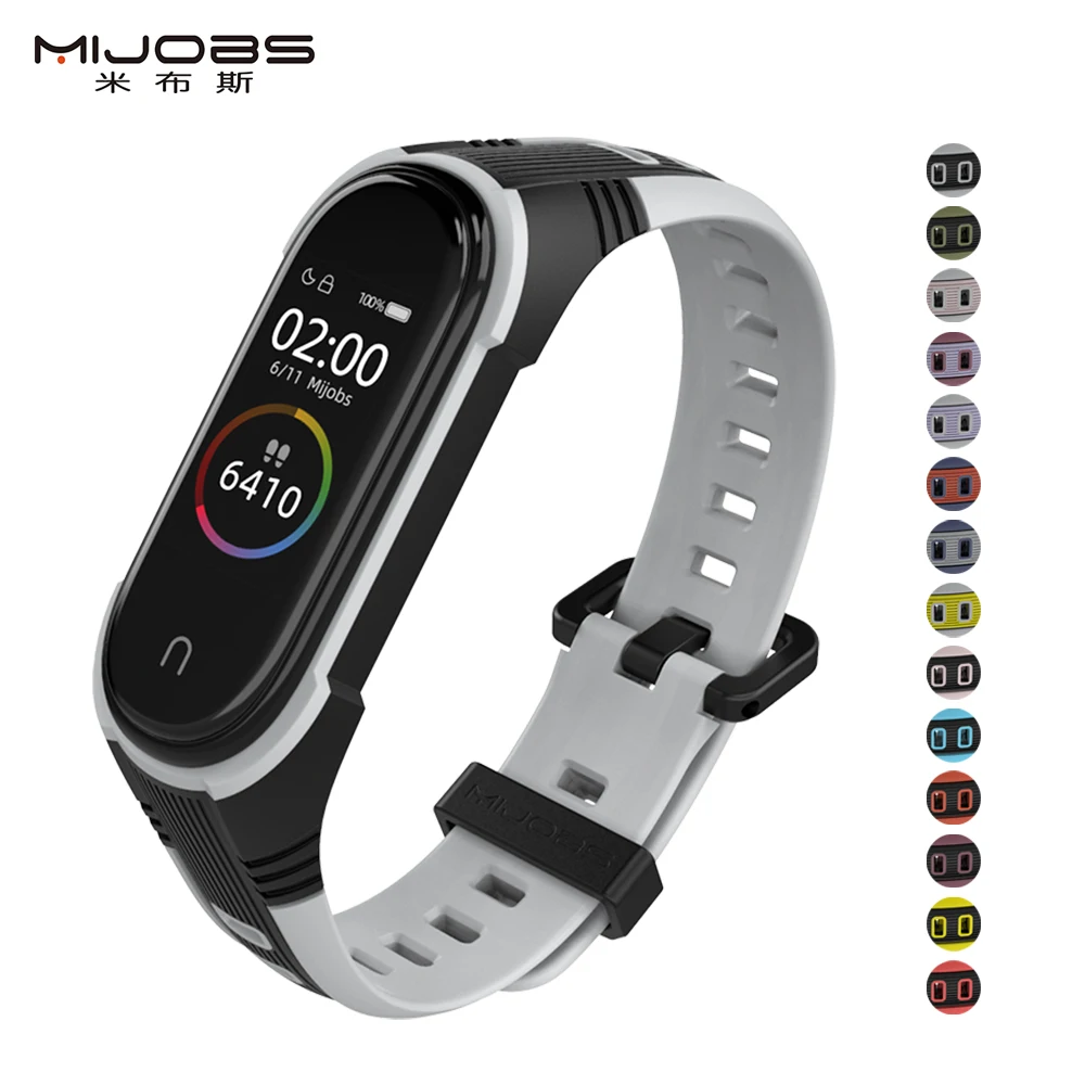 Ремешок для Xiaomi Mi Band 5 NFC силиконовый браслет 4 наручные часы 3 глобальная версия |