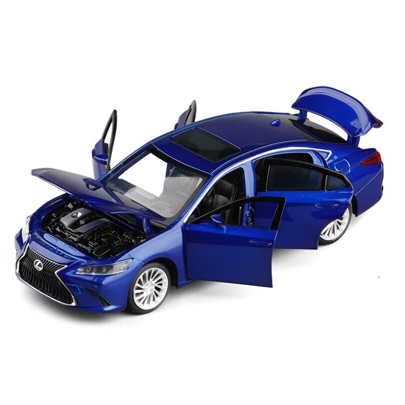 High Simulation Lexus ES300 Alloy 1/32 Vehicle Collection Model Sound And Light Pull Back Toy car Boy Child'S Birthday Gift's high simulation lexus es300 alloy 1 32 vehicle collection model sound and light pull back toy car boy child s birthday gift s