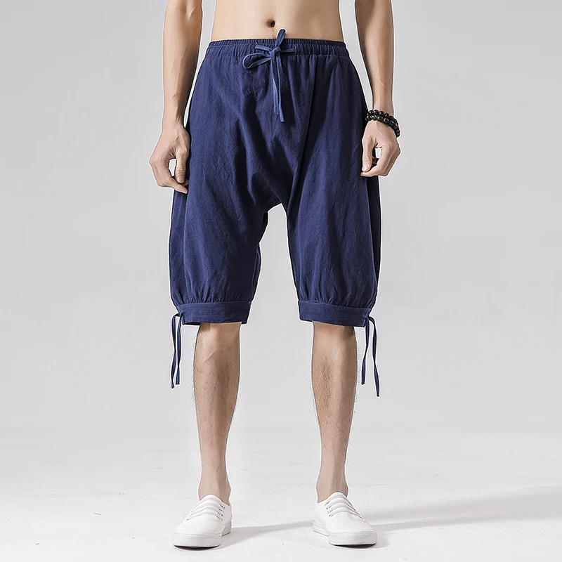 

New Men Cross Pants Cotton Long Pants Casual Male Sweatpants Oversized Fashion Harajuku Style Ribbon Woman Jogger Trousers