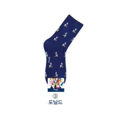 Disney cute Women cartoon print tube stockings fashion warm sweat-absorbent candy cotton socks - Цвет: Color2