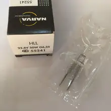 NARVA 55241 HLL 22,8 V 50W G6.35 галогенная лампа, Hanaulux хирургические лампы, DR. Mach операционная комната лампы, 22.8V50W speziallampen