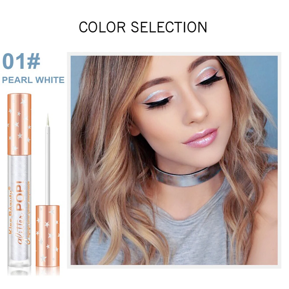 NEW Brand Colorful Liquid Eyeliner Matte Tint Long Lasting Waterproof Makeup Easy To Wear Eye Liner Liquid Cosmetics Tool TSLM2