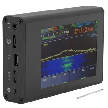 

50KHz-200MHz Malachite SDR Receiver Malahit Shortwave Radio 3.5inch Sn Instruments Network Analyzers with Antenna