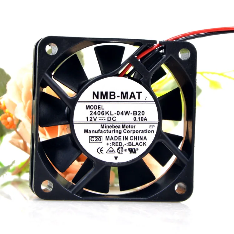 6015 kl-04w-b20 для NMB 6 мм 60 вентилятор DC12V 0.10a процессор бесшумный охлаждающий |