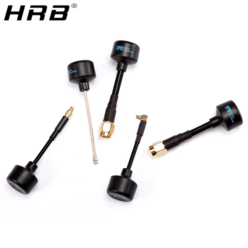 

HRB 5.8G 2.3dBi RHCP Super Mini FPV Antenna SMA RP SMA UFL StraightMMCX rx tx Antenna Compatible transmitter For FPV Drone