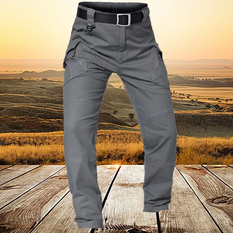 Men's Tactical Cargo Pants Elastic Multi Pocket Outdoor Casual Pants Military Army Combat Trousers  Sweatpants Plus Size 6XL