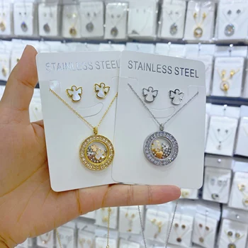 

Guardian Angel Wings Pendant Necklace Women Stainless Steel Jewelry First Communion Gift Statement Necklace