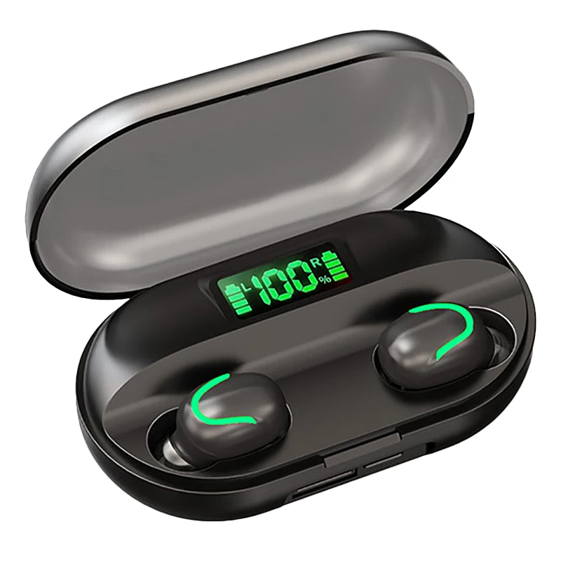 Bluetooth 5 0 TWS Wireless Bluetooth Earphones Hifi Stereo Sports with Led Display Power Bank Charging Box
