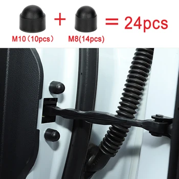 

M8 M10 Bolt Nut Dome Protection Caps for SsangYong Actyon Kyron Korando Rexton Tivoli Accessories Car Styling