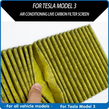 

Car Cabin Air Filter Replacement with Activated Carbon for Tesla Model 3 2017-2020 Car Air Conditioning Filter PM Accessories