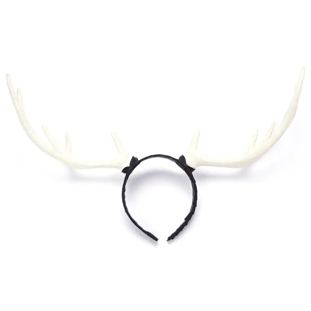 Рождественская повязка на голову олень рога светящиеся уши косплей рога#4C30