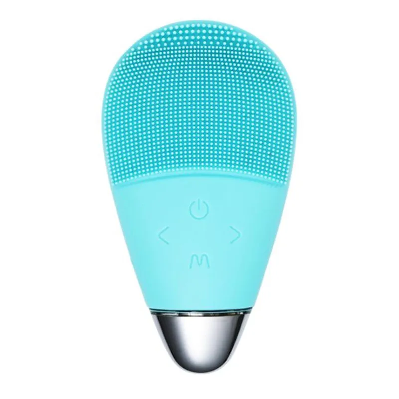3 in 1 Electric Silicone Face Wash Brush Sonic Facial Cleansing Brush Vibration Massager Eye Dark circles remove Anti-aging