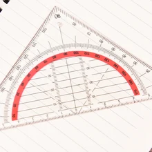 

1 Pc Triangle Scale Rulers Multi-function Square Engineering Ruler Stationery Office Students Protractor Measurement Rulers 15cm