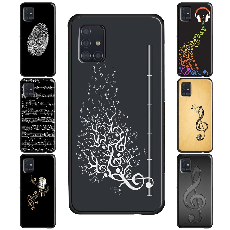 Custodia Per Note Musicali Per Samsung Galaxy Note 10 Plus Note 20 Ultra Note 9 S8 S9 S10 Plus S20 Fe S21 Ultra