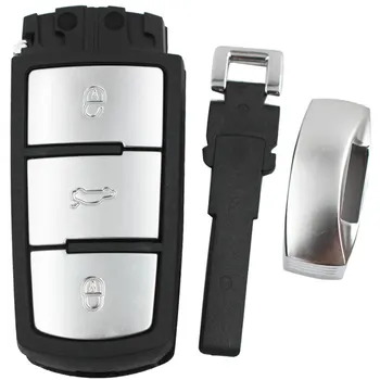 

New Replacement 3 Button Remote Key Shell Case Fob Smart Car Key Housing For VW for Volkswagen Passat B6 CC Magotan