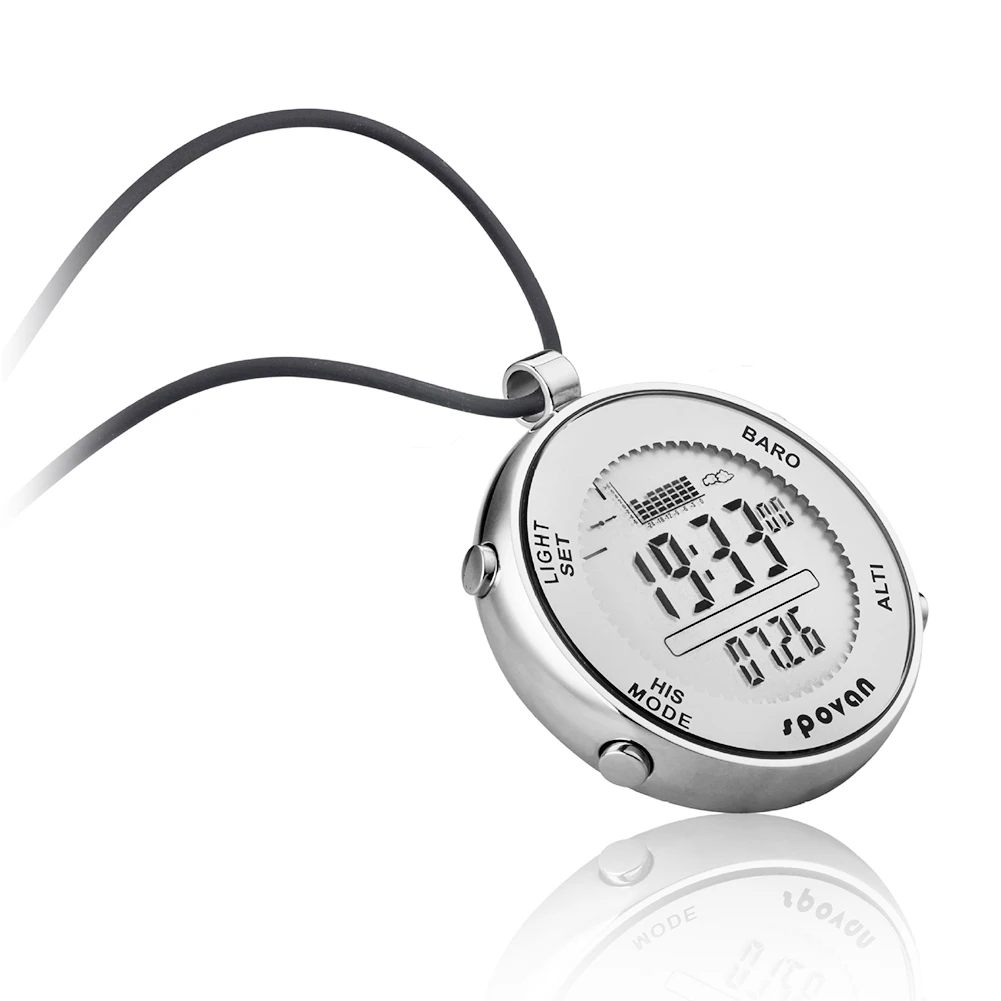 

Digital Camping Sports Smart LED Backlight Unisex Portable Multifunctional Waterproof Outdoor Altimeter Barometer Pocket Watch