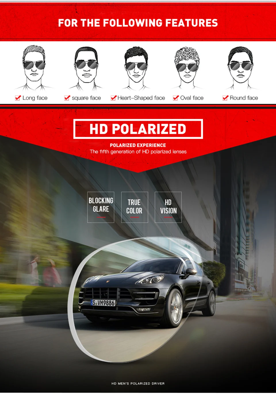 Driving Photochromic Polarized Sunglasses