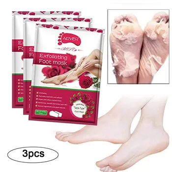 

Foot Peel Mask 3 Pack Exfoliator Peel Off Calluses Dead Skin Callus Remover Mask Foot Care Peeling Exfoliating Foot Mask 53ML