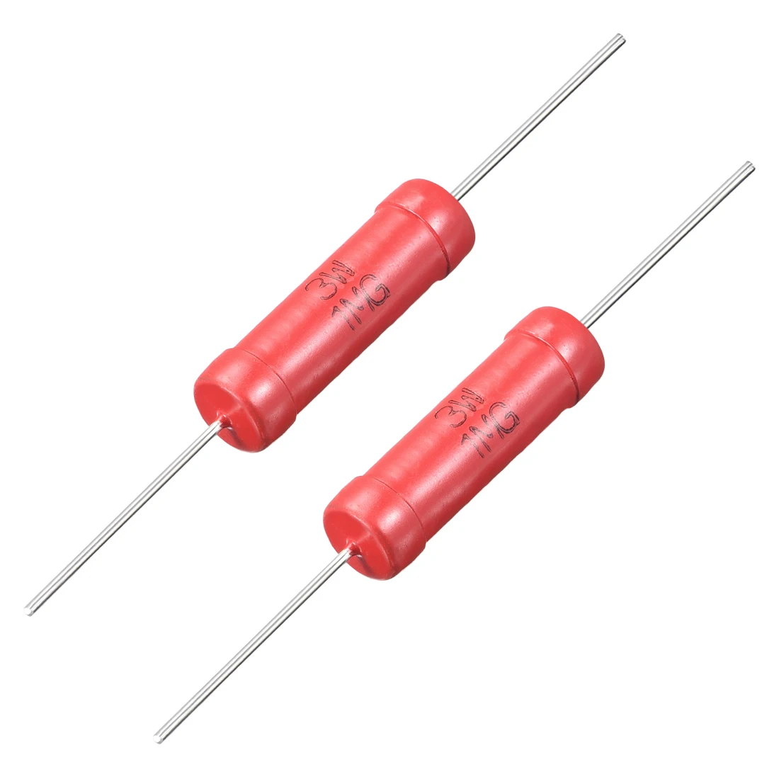 Uxcell 2 шт 3W 5W 200Kohm -500Mohm красная Номинальная мощность высокого напряжения