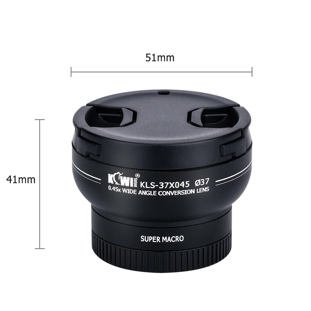 6 in 1 Universal 0.45X Wide Angle Super 10X Macro Lens for Samsung XiaoMi for 37mm Camera Lens Compatible With 49mm Filters Kit macro lens for mobile