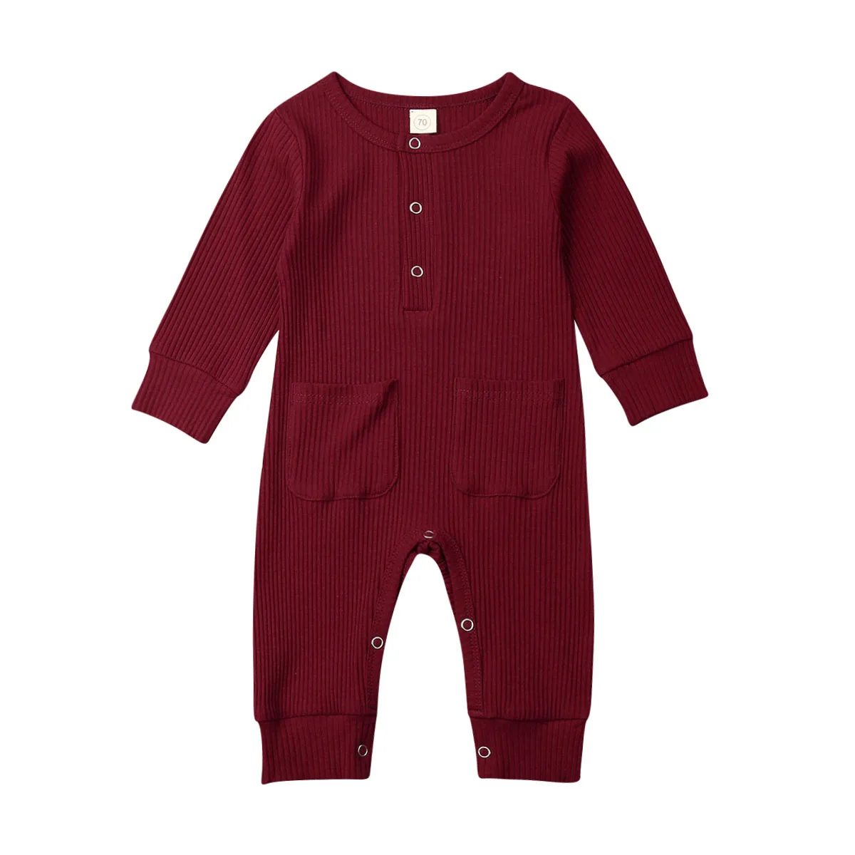 Осенне-зимний Песочник Комбинезон хлопковый комплект одежды для детей от 0 до 24 месяцев