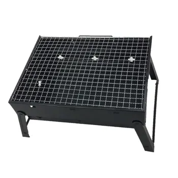 

Outdoor Folding Patio Barbecue Grill Portable Camping picnic Garden Stainless Steel charcoal furnace BBQ grills Burn oven stove