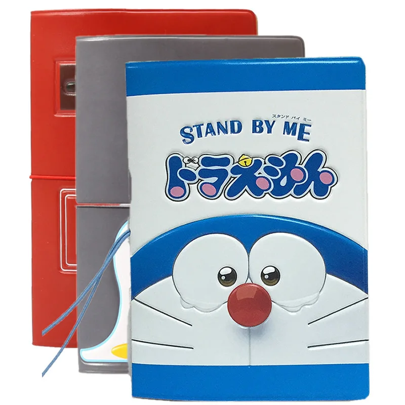 Мультфильм Doraemon Обложка для паспорта, кошелек сумка дорожные аксессуары для мужчин и женщин ID адрес держатель портативный PU кожаный чехол для карт