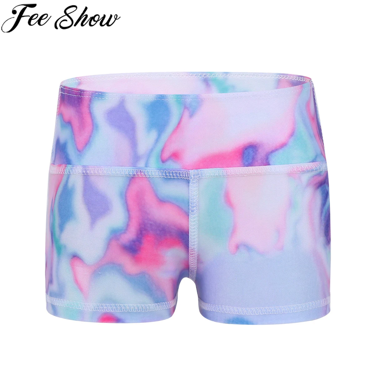 FEESHOW/Детские шорты для девочек штаны одежда мальчиков с высокой талией танцев