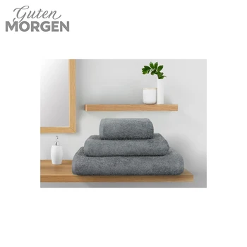 

Terry towel Guten Morgen, color: Black pearl