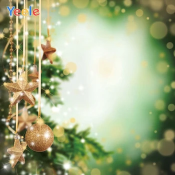

Yeele Christmas Backdrop Winter Star Ball Newborn Baby Portrait Photography Background For Photo Studio Photocall Photophone