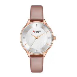 Женские часы Relogio Feminino CURREN женские часы с розовым кожаным ремешком Wriswatch МОДНЫЕ ЖЕНСКИЕ НАРЯДНЫЕ часы женские часы 9041