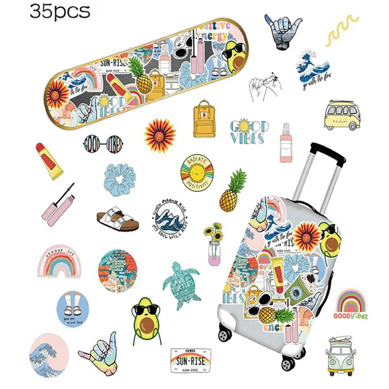 New skateboard suitcase sticker scrapbook decoration home print wall notebook phone decal sticker DIY manual