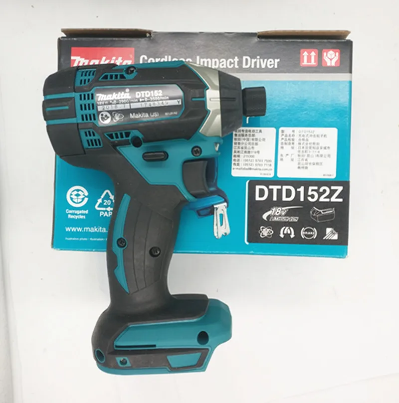 

Makita DTD152Z 18V LXT TD152D DTD152 DTD152RME DTD152RFE Replaces for DTD146Z DTD146RME/RFE/RYEL Cordless Impact Driver