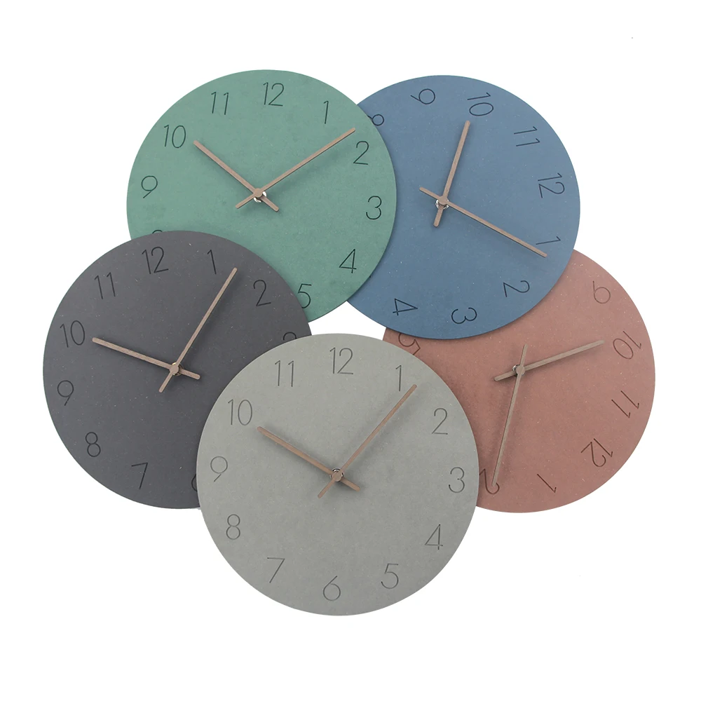 2020 Hot Sale Wooden Wall Clock Modern Design Vintage Classic Quiet Art Watch In Home Decor Relogio De Parede | Дом и сад