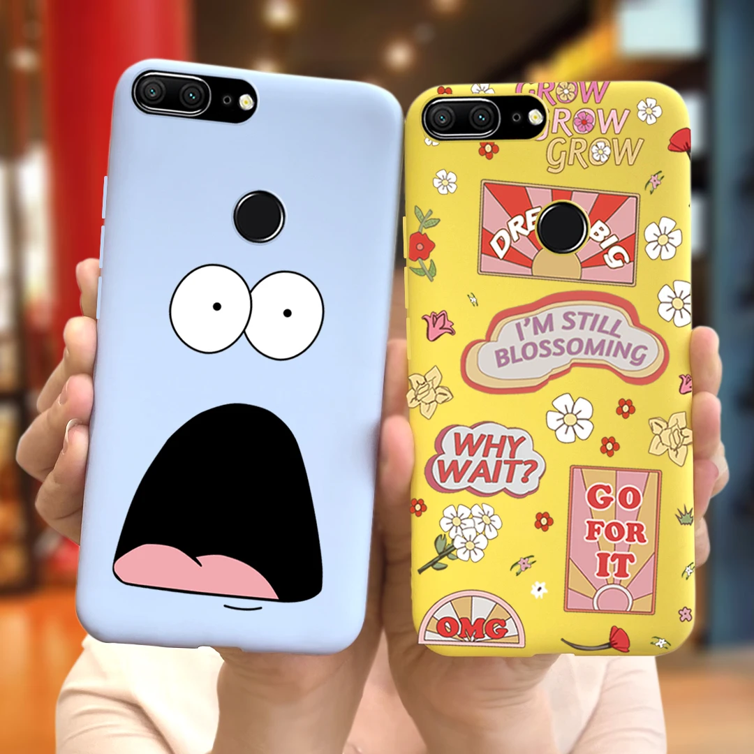 Cute Bee and Butterfly Soft Silicone Phone Case for Honor 9 Lite - Stylish Back Cover