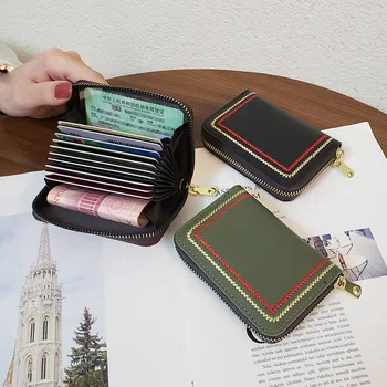

New Card Holder Mini Women Wallets Purse Fashion ID Businiss Credit CardHolder Case Coin Pockets Clip Laides Girls