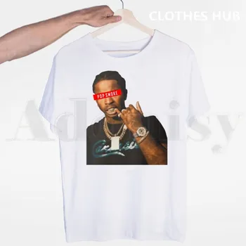 

Pop Smoke Hip Hop Meet The Woo Tshirts Men Fashion Summer T-shirts Tshirt Top Tees Streetwear Harajuku Funny
