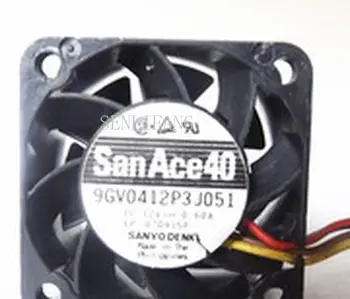 

for Sanyo Denki 9GV0412P3J051 DC 12V 0.60A 40x40x28mm 4-wire Server Cooler Fan