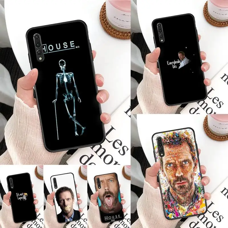 Мягкий телефонный чехол Dr House Hugh Laurie с таблетками для Huawei Mate 30 Pro P20 P30 P40 pro lite Y7 Y6 Honor