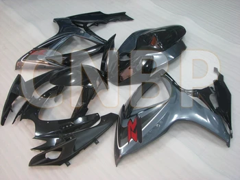 

for Suzuki GSXR600 2006 - 2007 K6 Body Kits GSXR 750 07 Black GREY Fairing GSXR750 2007 Motorcycle Fairing