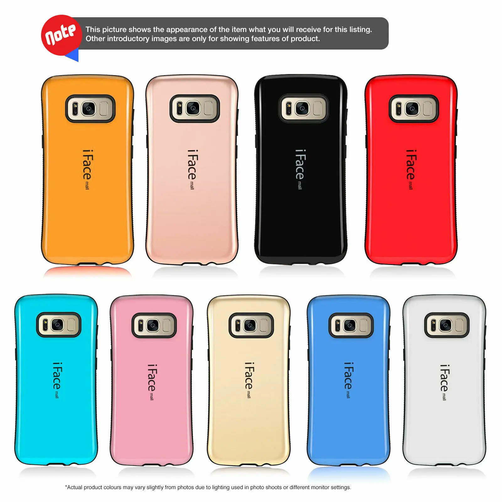 Противоударный чехол для Samsung Galaxy S9 Plus S10 Iface Mall Противоскользящий силиконовый S8