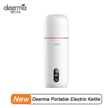 

New Original Deerma Portable Electric Kettle Thermal Cup 350ML Water Bottle Temperature Control Smart Water Kettle