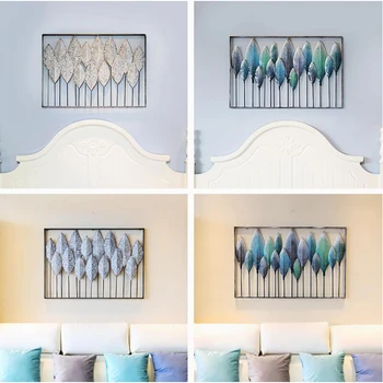 

Wall Hanging Forest Mural Crafts Decoration Creative Home Livingroom 3D Stereo Wall Ornaments Decor French Country Wrought Iron