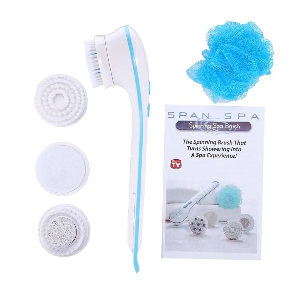 

Electric Shower Brush 5 in 1 Electric Home Cleaning Bath Massage Shower Brush Clean Skin Massage Health Care Tool