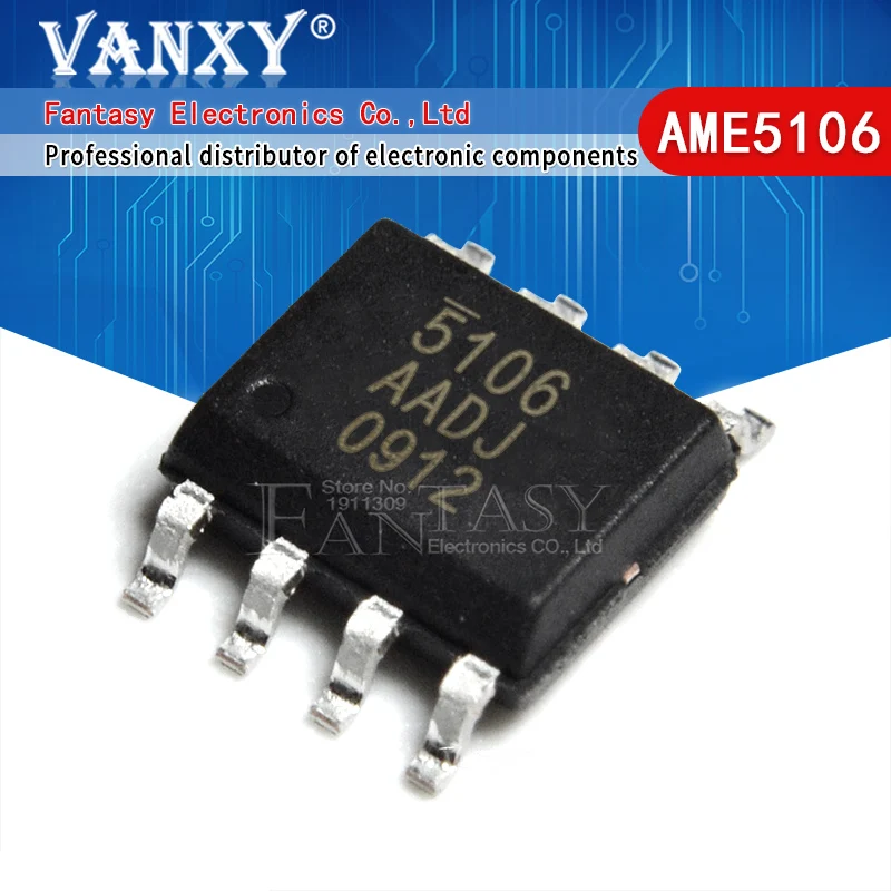 2 шт. AME5106AIHAADJZ SOP8 AME5106 SOP-8 5106 AADJ SOP | Электронные компоненты и принадлежности