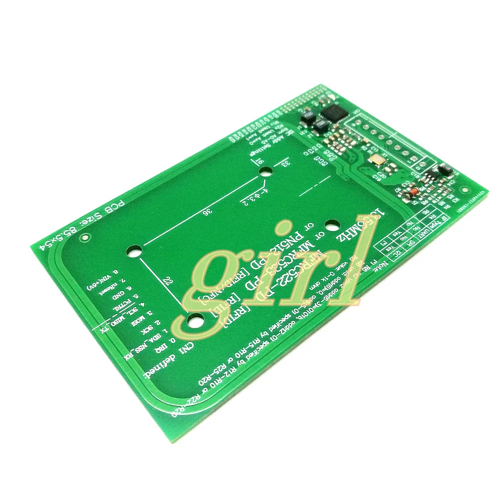 PN512 Модуль RFID/NFC чтение и запись модуль совместим с MFRC522/523 дальность 70 мм.|Крышки