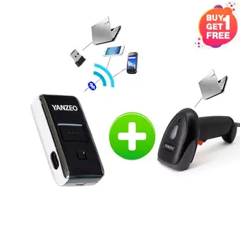 

YANZEO YZ-2002 2006 3002 2.4G Wireless Mini Portable Pocket 1D Bluetooth Laser Barcode Scanner USB Wired Handheld Barcode Reader
