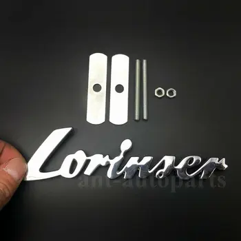 

Metal Chrome Lorinser Car Front Grille Badge Emblem