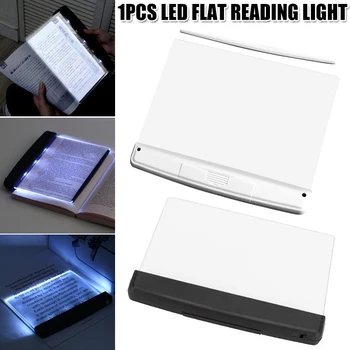 

Flat Plate LED Book Light Reading Night Light Portable Travel Dormitory Desk Lamp Eye Protect For Bedroom UD88