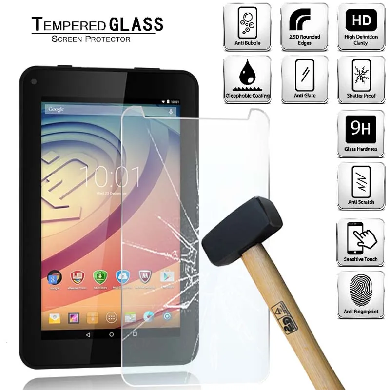 

Tablet Tempered Glass Screen Protector Cover for Prestigio MultiPad Wize 3027 7 incn Tablet Explosion-Proof Tempered Film